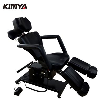 China Contemporary Multifunctional Luxury Facial Bed Black Eyelash Chair Eyelash Chair Tattoo Beauty Salon Kimya Massage Tattoo Bed Multifunctional Luxury for sale