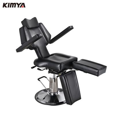 China Modern Tattoo Chair Kimya Fully Adjustable Hydraulic Silla Para Tatuar Multifunctional Tattoo Bed For Beauty Salon for sale