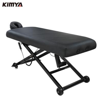 China Hot Sale European Popular Heavy Duty Professional Electric Foldable Beauty Spa Style Portable Cosmetic Bed for sale