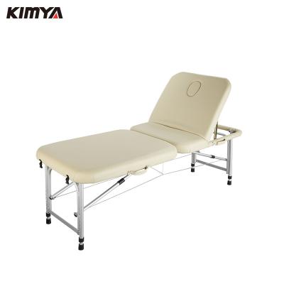 China Modern Top Selling Portable Light Weight Foldable Beauty Salon Table Synthetic Leather Facial Furniture Massage Bed For Sale for sale