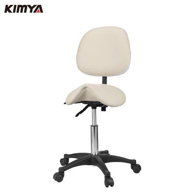 China Beautiful Appearance Beauty Supplier Stool Barber Stool White Head Salon Stool Chair for sale