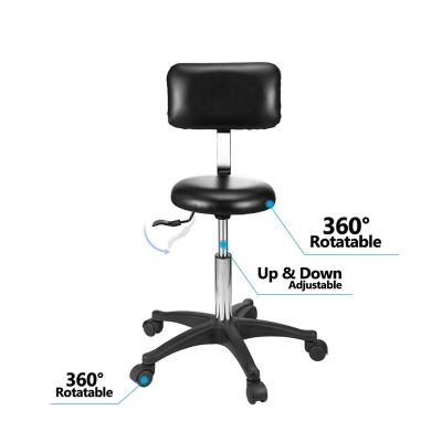 China Kimya Gas Beautiful Appearance Beauty Salon Bar Stool Lift Height Adjustable Swivel Stool With Backrest for sale