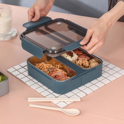 China Genuine Happycooking Bento Box Heatable Thermal Bento Box For Kids Food Stainless Steel Food Warmer Containers for sale