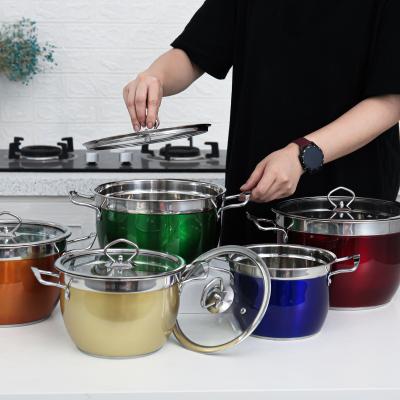 China Best price Happycooking cast iron casserole pots viable marble cookware die-casting cookware les casseroles for sale