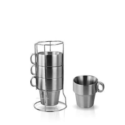 China China Manufacture Sustainable Stainless Steel Cup Sets Coffee Cup Mug for sale