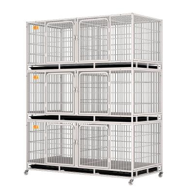 China Large Cat Cage Enclosures Indoor Pet Cat Playpen Detachable Metal Wire Exercise Place Ideal DIY Viable Indoor Facilities Crate for sale