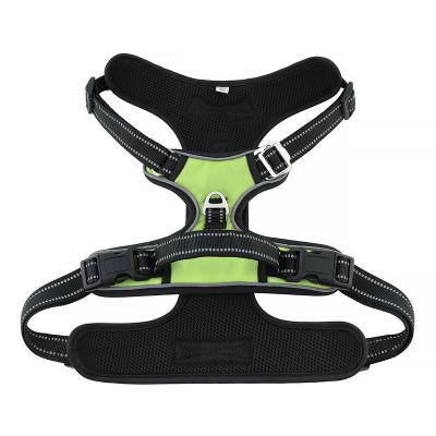 China Wholesale Adjustable Stocked No Pull Dog Harness Vest and Leash Walking Set for sale