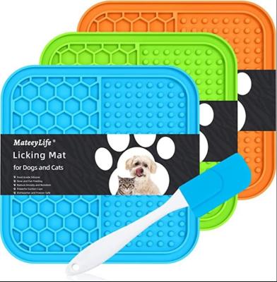 China Sustainable Lick Mat For Dogs And Cats Premium Lick Mats With Suction Cups For Dog Lick Mat for sale