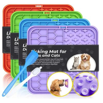 China Sustainable Lick Mat For Dogs And Cats Premium Lick Mats Pad For Annoyance Reducer Dog Lick Mat for sale