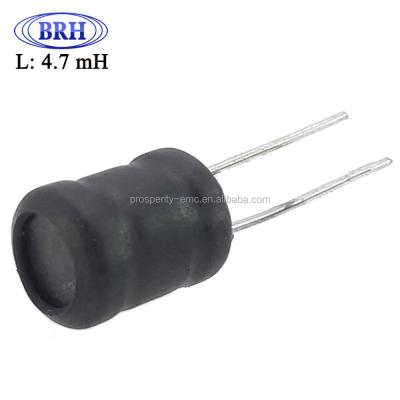 China Industrial Magnet Black 8x10 Shielded Radial Drum Core Inductor 4.7mH for sale