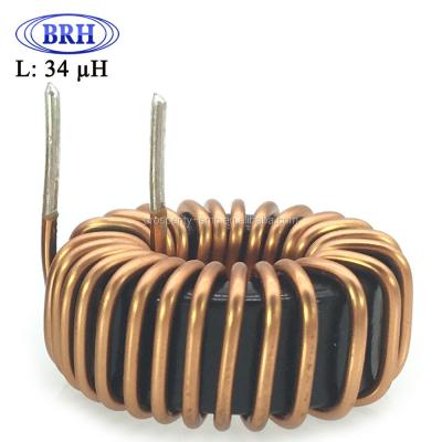 China Industrial Magnet Ferrite Core Inductor Wire Wind Wound 34uh Coil for sale