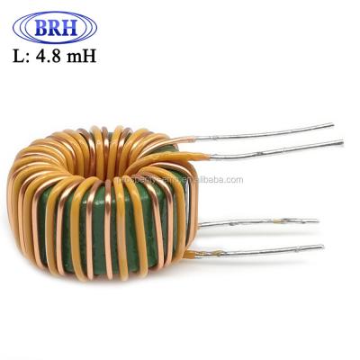 China High Frequency Industrial Magnet Toroid Inductor 4800uh / Toroidal Choke Coil Inductor 4.8mh Wire Wound for sale