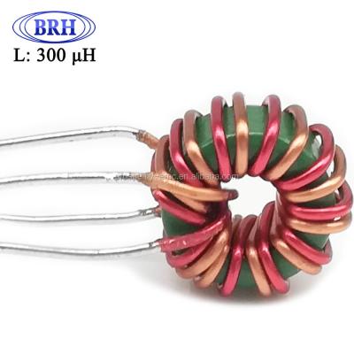 China High Voltage Industrial Magnet Ferrite Core Wire Wound Toroid Power Inductor 300uh for sale