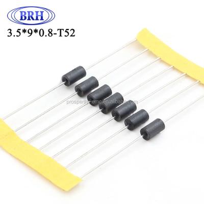 China Industrial Magnet Single Hole Wide Band Wire Wound Choke Ferrite Bar For EMI for sale