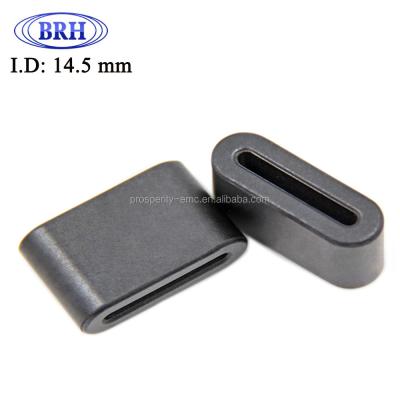 China Industrial Magnet EMI Core Soft Flat Ferrite For Ribbon Cable for sale