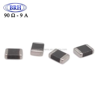 China Noise Removal for Mobile Devices 1812 Size 90ohm 9A Current Size Chip Ferrite Inductor for sale