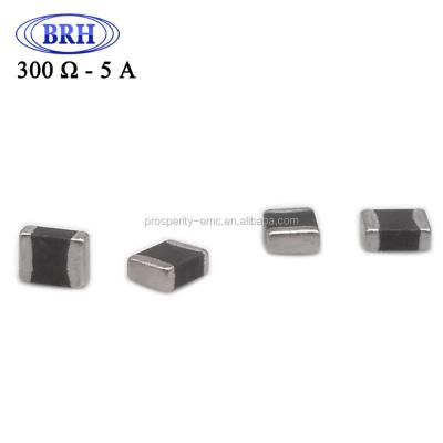 China Noise Removal For Mobile Devices High Current Multilayer Ferrite Chip Bead Inductor 1210 Size 300ohm 5A for sale