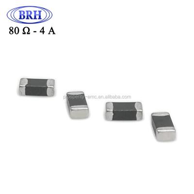 China Noise Removal for Mobile Devices Electronic Passive Component Multilayer SMD Ferrite Bead Inductor for 1206 Size 80ohm 4A for sale