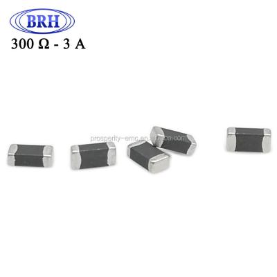 China Noise removal for mobile devices smd chip ferrite bead inductor 1206 high current size 300ohm 3A for sale