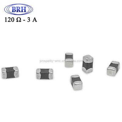 China Noise removal for mobile devices 0603 size 120ohm 3A multilayer smd chip magnetism beads shielded inductor for sale