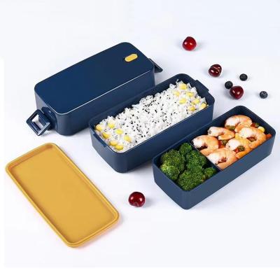 China Stackable Portable Leakproof Food Container Food Storage Container Japanese Style Lunch Box Bento Boxes for sale