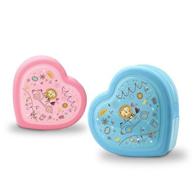 China Microwavable Heart Shaped Lunch Containers Lunch Container For Kids Plastic Bento for sale