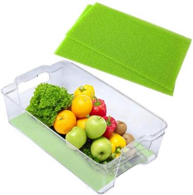 China Inch 16x12 Sustainable - Foam Fridge Shelf Mat & Fridge Drawer Liner - Washable Anti-mold Pads Keeps Food Fresh & Crispy for sale