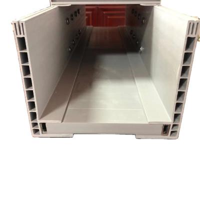 China Ventilated or Perforated PVC Tray Cable Tray Customized Wholesale 16mm Vented Tray Connector Flame Retardant Cable Tray for sale