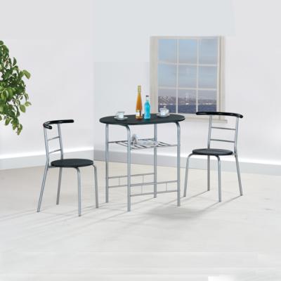 China Simple Wholesale Metal Furniture Modern Dining Table Set Breakfast Table And Chairs for sale