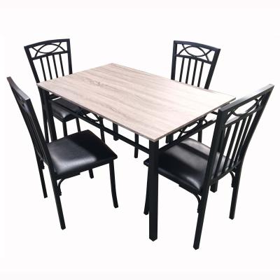 China Simple Modern And Durable Wood Table Top Dining Set Dining Table Set for sale