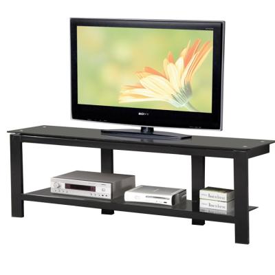 China Simple Tempered Glass Table Top TV Stand for sale