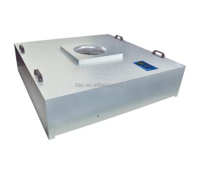 China Cleanroom room ffu filter fan unit hepa filter dust protected flow hood for clean booth for sale