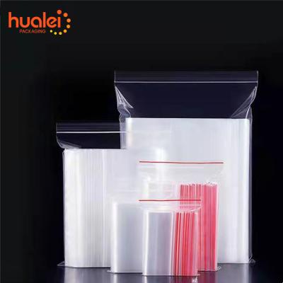 China Hot Selling Recyclable High Quality Durable Kitchen Food Bag Freezer Bag PE Ziplock Plastic Ziplock Bags Storage For Food for sale