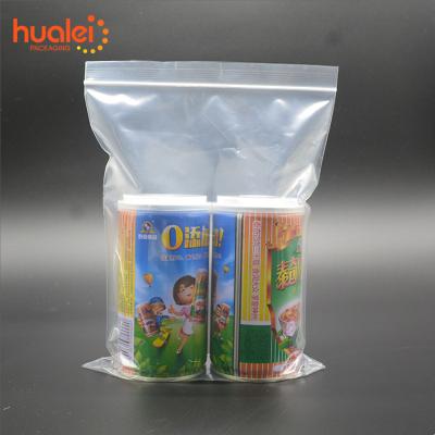 China Supplier clear ziplock bag of chinese durable pe recyclable food grade plastic resealable for sale