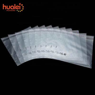 China China Factory Recyclable Custom Printed Clear Flat Opening OPP CPP Clothing Garment Garment Poly Plastic Bag for sale