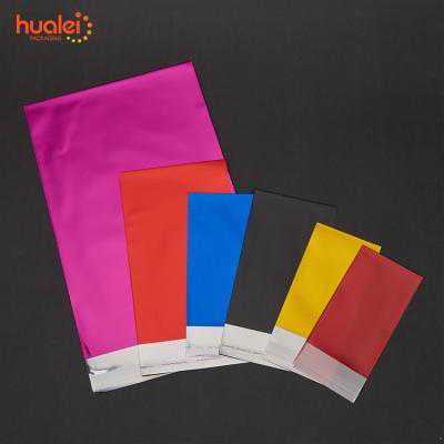 China Wholesale Custom Color Recyclable Wrapping Plastic Bag Self Adhesive Seal Aluminum Foil Mylar Bags For Tea Snack T-Shirt for sale