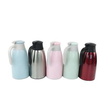 China Customized PORTABLE Carafe Stainless Steel Glass Inner Coffee Insulated Thermal Vacuum Flask for sale