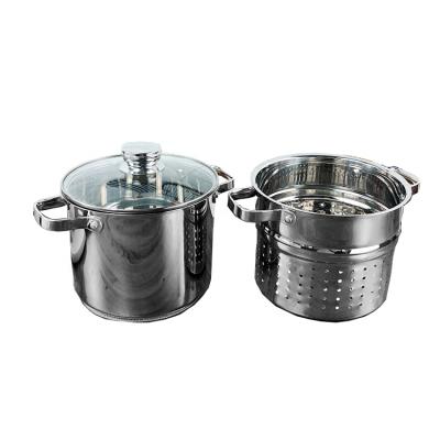 China Good Quality Stainless Steel Body High Sustainable Stock Jar With Glass Lid for sale