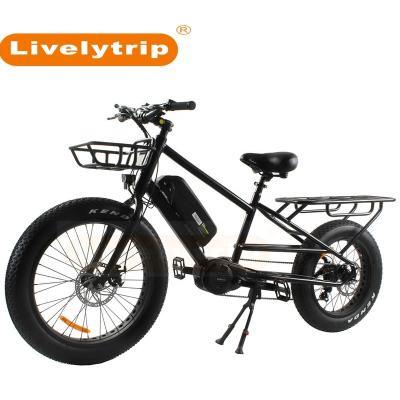 China 2020 Aluminum Alloy Cargo E Bike With Good Price Cargo Bike Electric Ebike Bicycle for sale