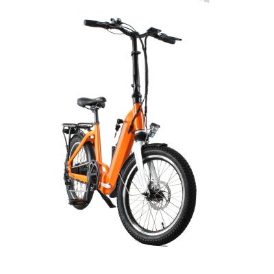 China 2020 Standard Orange Swans Electric Battery Folding Electric Bike New Type for sale