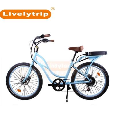 China Newest Standard E Electric Bike 26 Inch Motor Power 500W Vintage Electric Bicycle 48V Battery for sale