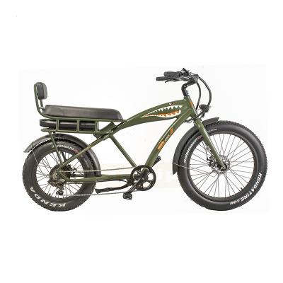 China Hot sale 48v 500w 500w aluminum alloy beach cruiser e bike electric bike fat bike for sale for sale