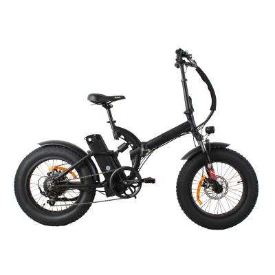 China New Product 2021 Aluminum Alloy 20 Inch Fat Tire Electric Folding Bike With CE Approved For Adult for sale