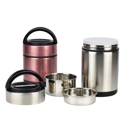 China Freshness Preservation 2.0L 1.8L 1.5L Double Wall Vacuum Stainless Steel Lunch Box Thermal Food Container for sale