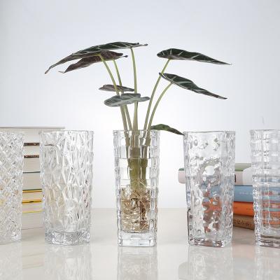 China M European Glass Vase flowers dried flower living room hydroponic transparent decoration for sale