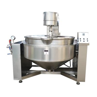 China Vegetable Processing Plant Electric and Steam Planetary Cooking Kettle Mixer Gas Kettle Food Processing Plant for sale