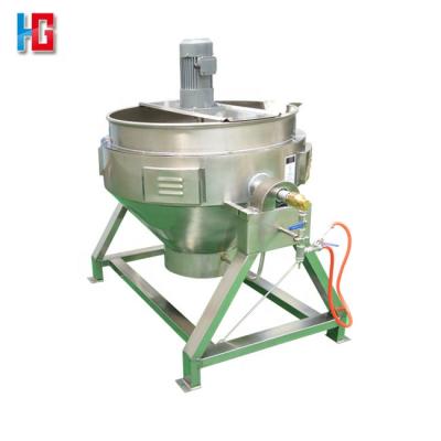 China Meat Cooking Good Quality Cooking Pot Gas Heating Kettle Jacketed Cooking Machine for sale