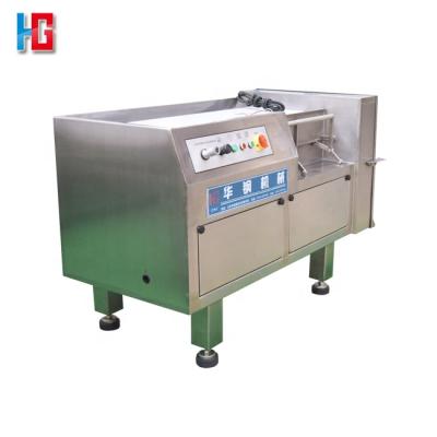 China Easy Operation Chicken Frozen Meat Cutter Pork Stainless Steel Dicing Machine for sale