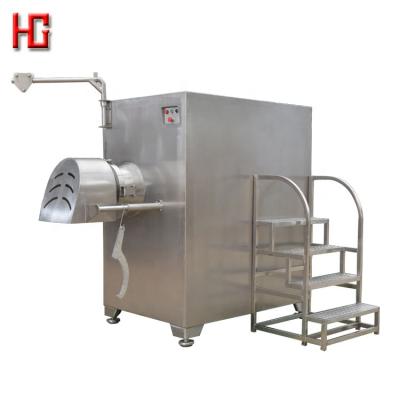 China frozen food factory industrial frozen pork meat chop grinding machine/frozen mincer for export for sale