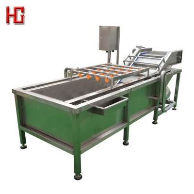 China High efficiency fruit and vegetable processing equipment/ozone fruit and vegetable washer/orange washing machine for sale